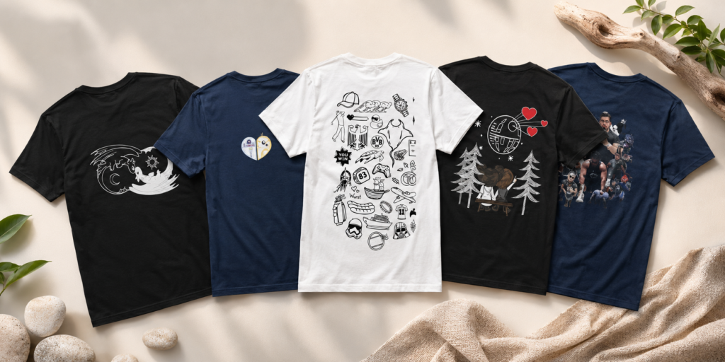 diferentes tipos de playeras personalizadas